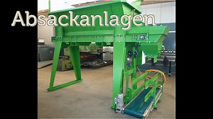 T&K Absackanlagen für 25 - 50 Liter Säcke oder BigBags