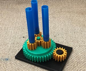 Simple Gear Mechanism (Move Things)