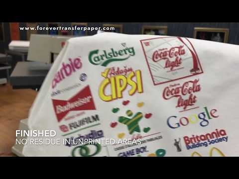 FOREVER Transfer Paper - Laser Light (No Cut) Demo