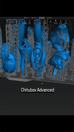 chitubox advanced #CHITUBOX#ResinPrinting#3DPrintTok#3DPrintingTips#SLAprinting #tutorial