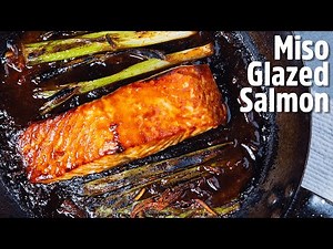 Honey Glazed Salmon - The Sweet n Salty Miso Classic!