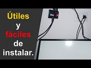 Installing 2 monitors, HDMI switch and power outlet with USB ports.