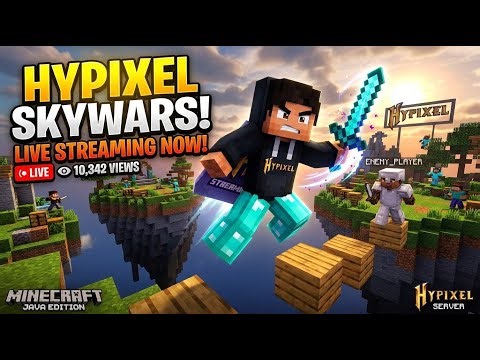 Minecraft Java Edition Hypixel Server Live Stream