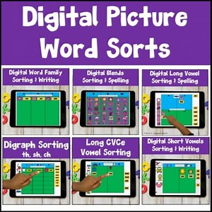 Digital Picture Word Sort Bundle