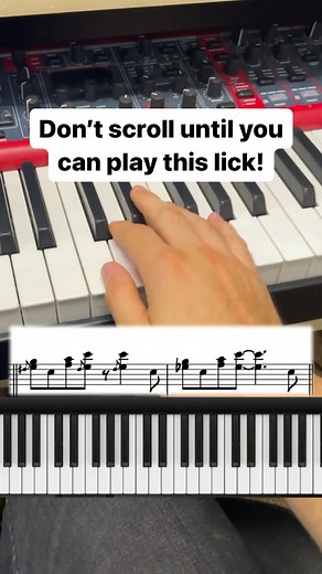 68K views · 1K reactions | Simple blues lick to add to your repertoire today!  You can learn tons of blues licks here: https://pianowithjonny.com/courses/the-bible-of-blues-riffs-1/ #piano #pianowithjonny #bluespiano #easypiano #pianotip | Piano With Jonny | Facebook