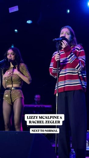 Elsie Fest on Instagram: "Lizzy McAlpine & Rachel Zegler singing Wish I Were Here from Next to Normal"