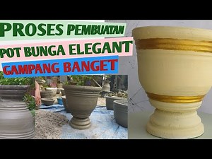 Make a simple and beautiful flower pot