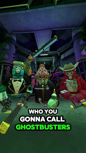 WHO YOU GONNA CALL? GOST BUSTERS #gorillatag #tagzvr4aa @_GorillaTagVR #like #subscribe