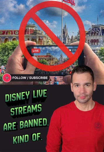 Disney is about to ban livestreamers at the parks. Kind of. The ban people are talking about this week isn't new. It's already in the Walt Disney World property rules, under prohibited activities: no recording for unapproved commercial purposes. If your stream makes money, that line has applied to you for years. What changed is enforcement. March 11, 2026. Anaheim police responded to Disneyland after a swatting hoax. Mass shooting reports, bomb threat, about a dozen patrol vehicles. The park was