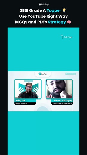 SEBI Grade A Topper Reveals Smart YouTube Strategy + MCQ & PDF Plan for Management & Companies Act