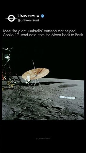 Apollo 12's Giant Moon Umbrella! 🌑📡