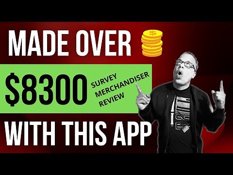 Survey Merchandiser Review 2024 | I Made over $8300 Using This App | Honest Review