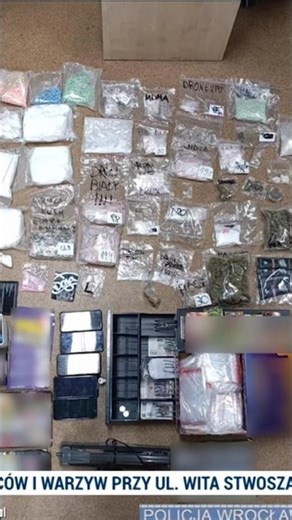 Mephedrone, marijuana, and hashish will not be allowed on the market. Wrocław police arrested dru...