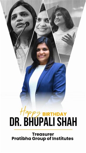 Pratibha College of Commerce & Computer Studies on Instagram: "Warm birthday greetings to Dr. Bhupali Shah, Treasurer, Pratibha Group of Institutes. Thank you for your constant guidance and leadership. Wishing you a fulfilling and prosperous year ahead. #pcccs #birthday #pratibhainstitute"