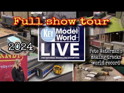 Key world live 2024 -Pete Waterman's making tracks world record Birmingham nec #modelrailway#railway