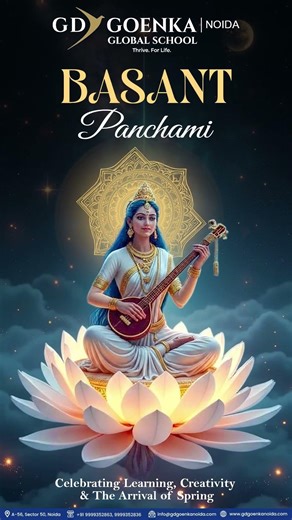 Wishing our students and families a peaceful and joyful Basant Panchami