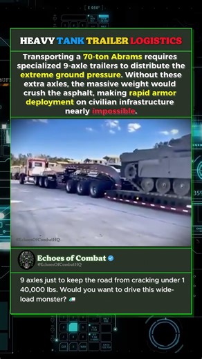HEAVY TANK TRAILER LOGISTICS 🚛