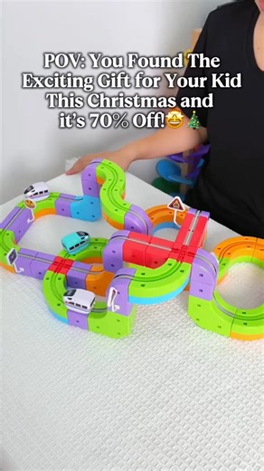 Screen-free fun! Boost STEM skills with this magnetic electric railway builder. Save 70% now. 🚂 | CW Store