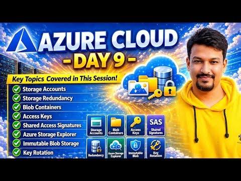 🔥Day 9 | Azure Storage Full Guide ⚡ Blob + SAS + Redundancy + Keys | Naveen Kumar #masteringazure