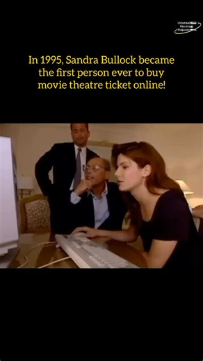 Universal Cinema Magazine on Instagram: ". Did you know that in 1995 Sandra Bullock made history by becoming the first person ever to purchase movie theatre tickets online in 1995. The film she was buying tickets for was her movie The Net, where she played a computer programmer drawn into a high-tech conspiracy. #cinema #film #reels #reelsinstagram #sandrabullock"