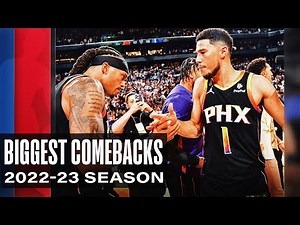 The Biggest Comebacks of the 2022-23 NBA Regular Season