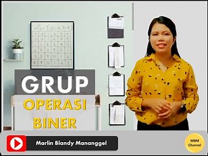 Operasi Biner dan Grup #DasarAljabarAbstrak #Grup