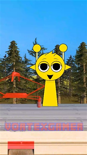 Sprunki on train #incredibox #sprunki