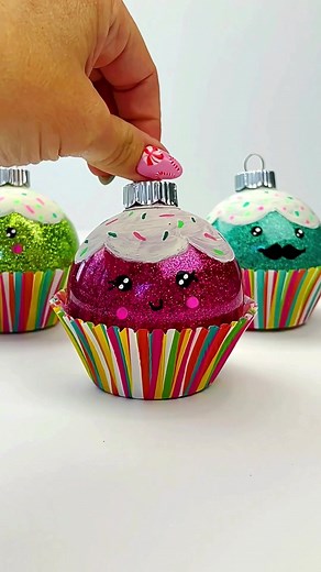 DIY cupcake ornaments! | ornaments diy