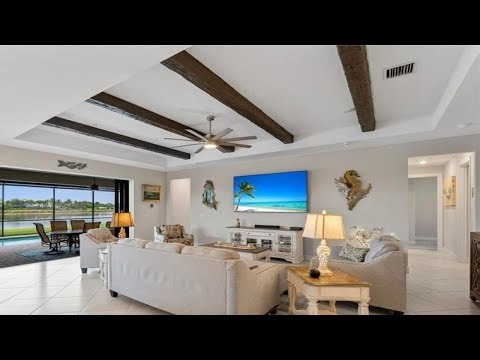 Luxury Pool Home with Water Views | Del Webb Naples Ave Maria | 3+Den | $950K