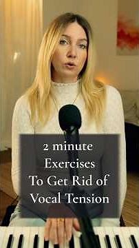Get Rid of Vocal Tension - 2 minutes Exercises