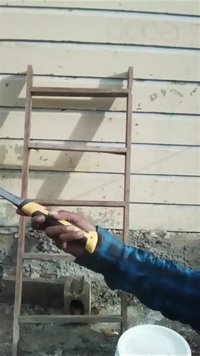 Jamaica so proud of myself I made a step ladder 🪜 I can repair my own zink amen