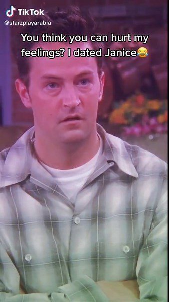 Chandler Bing and Janice OMG Moments