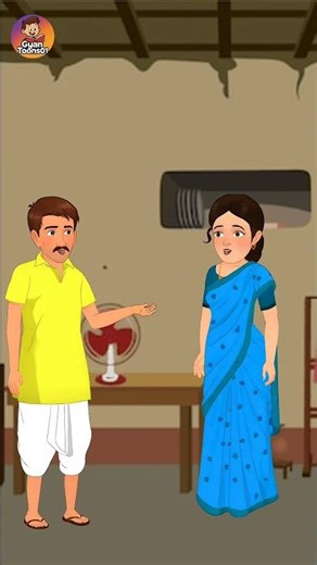 Pati Patni Ka Pyar|| Cartoon Video| Hindi Kahani| Gyan Toons01||