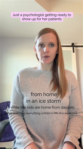 Dr. Jessica | Psychologist on Instagram: "To all the therapists holding space today for your clients when you are simultaneously trying to hold space for yourself, I see you. To all the healthcare workers showing up for your patients, after seeing one of your own killed this weekend, I see you. For everyone trying to hold so much distress and overwhelm, while navigating “normal” life, I see you. To everyone, I see you. Follow @jessicaleighphd & @psych.talk.podcast for more mental health content!