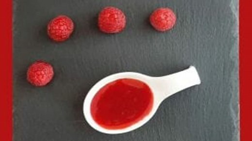 Coulis framboises fraîches ou congelées