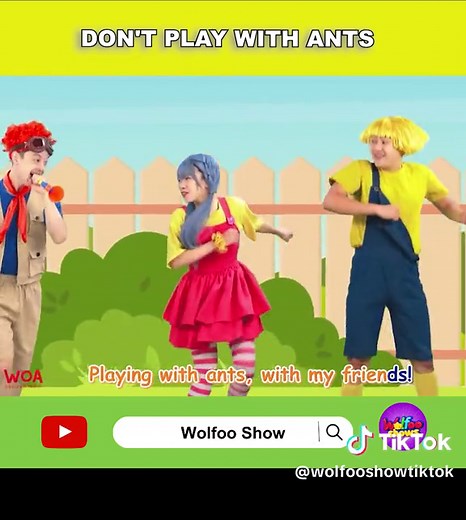 Have you ever been bitten by an ant? #MCN #woanetwork #woavideo #wolfooshow #ant #wolfoo #kidssongs