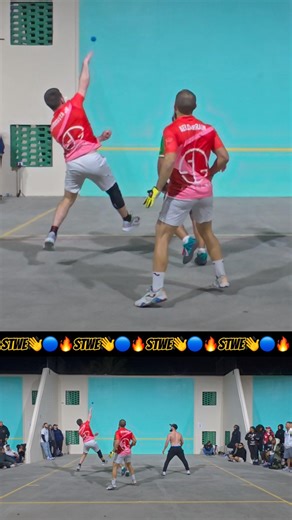 Smart playing by the basque team, constantly pushing the opponent in-and-out! 🧠👋🔵🔥