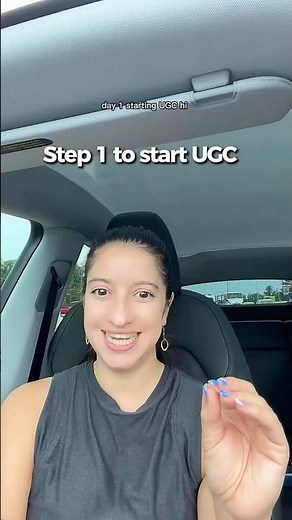 UGC creator beginner How to start UGC