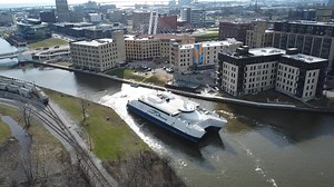 Lake Express High Speed Ferry on Reels