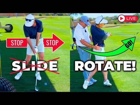 He Ended Decades Of SLIDING And Can Finally Rotate! (LIVE Golf Lesson)