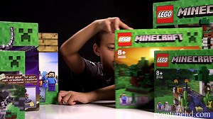 LEGO MINECRAFT Set 21115 THE FIRST NIGHT Unboxing, Review, Time Lapse Build