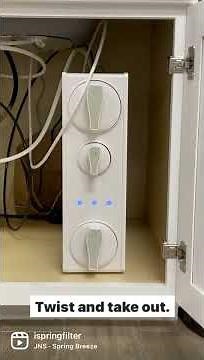 Water Filter Change within Seconds | iSpring RO500 Tankless Reverse Osmosis Water Filter System