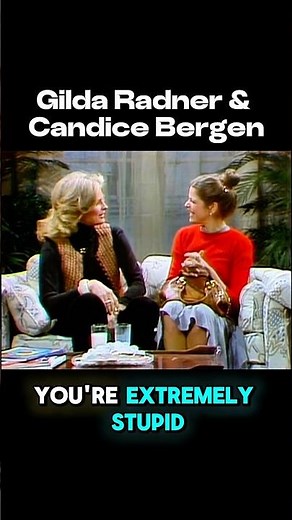 Gilda Radner & Candice Bergen in their “Extremely Stupid” Ad-Lib #snl #comedy #funny #snl #1970s
