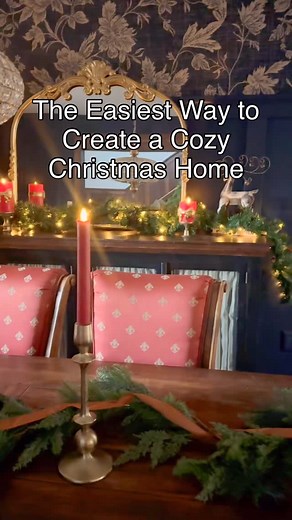 The easiest & safest way to create a cozy Christmas time home is by...