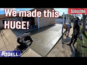 Big Concrete Driveway Entrance for Open Backyard ACCESS! Part 3