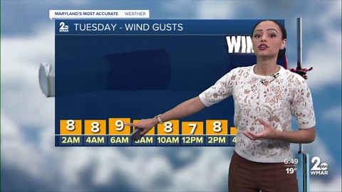 WMAR-2 News' Abigail Degler Sunday morning weather