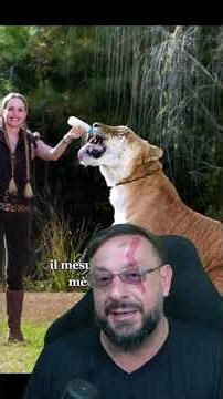 Bitelo X Ligre, hibrido de leão com tigre #biologohenrique #animais #bichoesperto #biologo