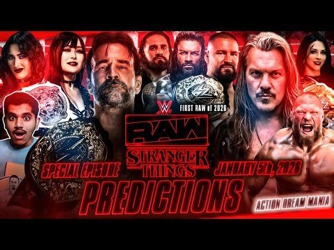 WWE RAW is Stranger Things: Episode Predictions | Netflix January 5th, 2026 | Action Dream Mania