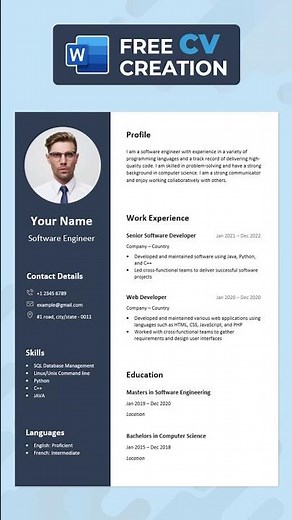 Resume Format | Resume Kaise Banaye | How to Make CV in MS Word #resumeformat #professionalcv