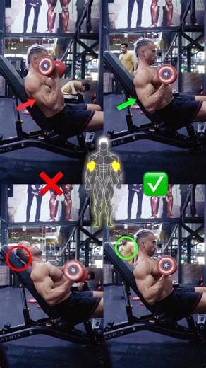 14K views · 23K reactions | Bicep Curls Right And Wrongs! Checkout the key points of what to do and what not to do! Message me “RESULTS” to find out how I can help you #biceps #armday #arms #bicepcurls #gymtips | Charlie Johnson | Facebook